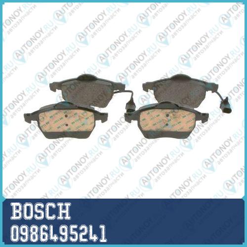 Колодки тормозные дисковые 0986495241