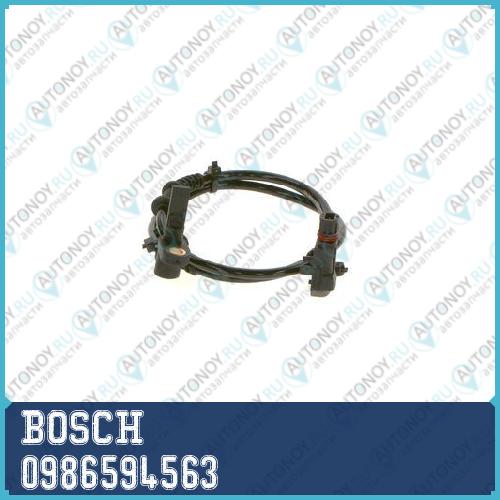 Датчик скорости вращ.колеса 0986594563
