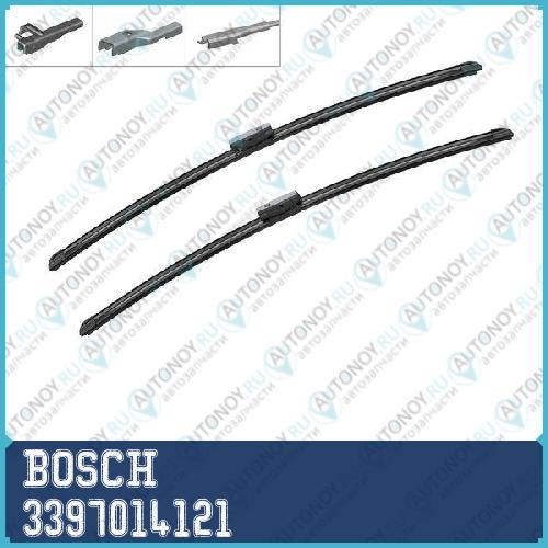 Щетки стеклоочистителя AEROTWIN AM469S 700/700 мм Ford Focus III Peugeot 407 VW Golf Plus/Touran 3397014121