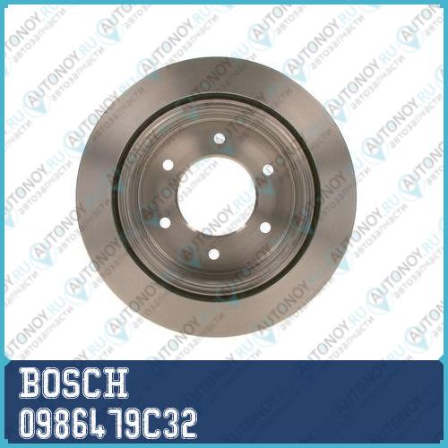 Диск тормозной задний Mitsubishi PAJERO Sport 08- 0986479C32
