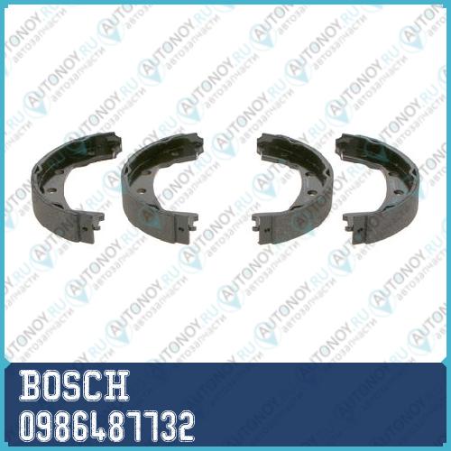 Тормозные колодки барабан 0986487732