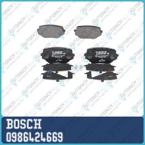 Тормозные колодки 0986424669
