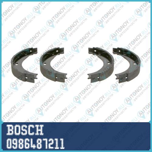Колодки барабанные BMW E34 E38 E32 0986487211