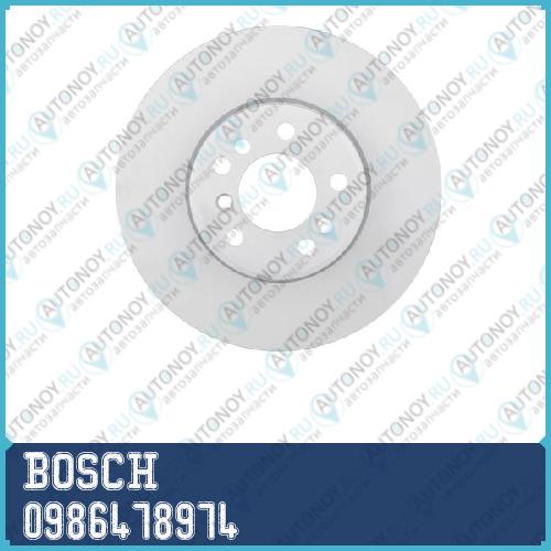 Тормозной диск 0986478974