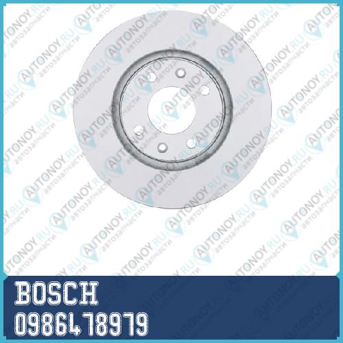 Диск тормозной передний Citroen C4 I-II Peugeot 207 307 308 0986478979