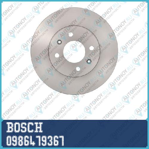 Диск тормозной передний Hyundai SOLARIS Kia RIO III 0986479367