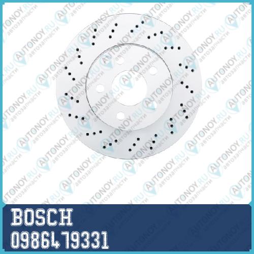 Тормозной диск передний 0986479331