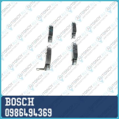 Колодки задние 0986494369