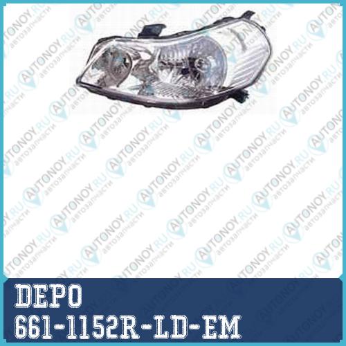 Фара правая под корректор -2007 SUZUKI SX4 2006- / 661-1152R-LD-EM