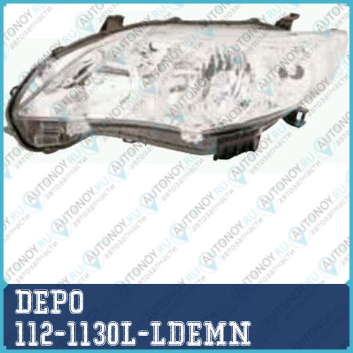 Фара левая под корректор Toyota COROLLA 2011- SDN / 112-1130L-LDEMN