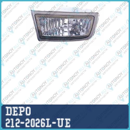 Фара противотуманная лев. Toyota Land Cruiser Prado(J90) 96-02 212-2026L-UE