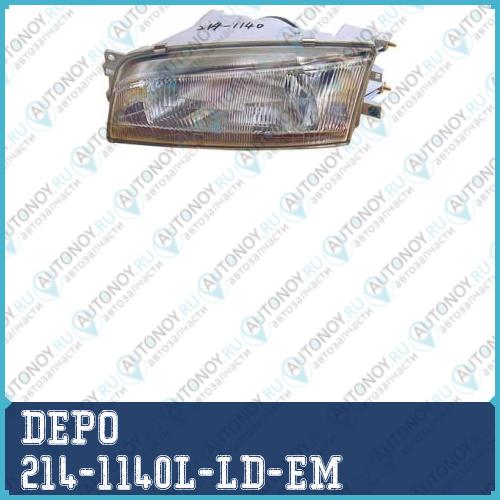 Фара левая под корректор Mitsubishi Lancer 1996- / 214-1140L-LD-EM