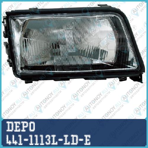 Фара левая мех./электр. Audi 100 45 10.90-5.94 / 441-1113L-LD-E