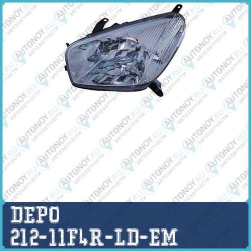 Фара правая под кор.c белым габаритом h4(euro-тип) Toyota RAV4 2001- / 212-11F4R-LD-EM