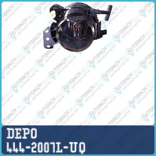 Фара противотуманная левая BMW -3- E46 2001- / -3- E90 2005- / -5- E60 2004- / -X3- E83 2004- / 444-2007L-UQ