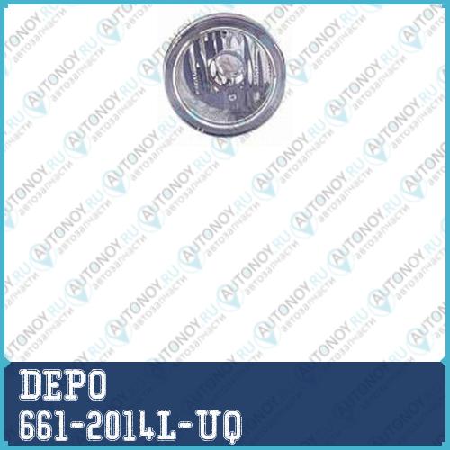 Фара противотуманная левая -2007 SUZUKI SX4 2006- / 661-2014L-UQ