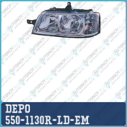 Фара правая под корректор Fiat DUCATO 2001- SOLLERS / 550-1130R-LD-EM