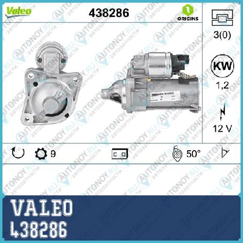 Стартер Lada Kalina<09.2012/Granta<09.2012 Datsun mi-DO<06.2014 16l 8v/16v AT 438286