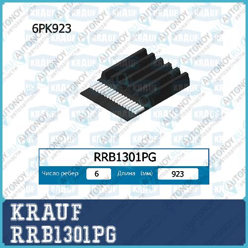 Ремень поликлиновой RRB1301PG