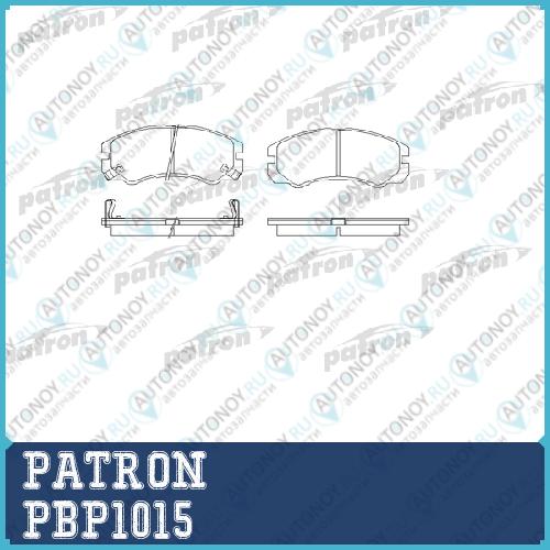 Колодки тормозные дисковые передн PBP1015