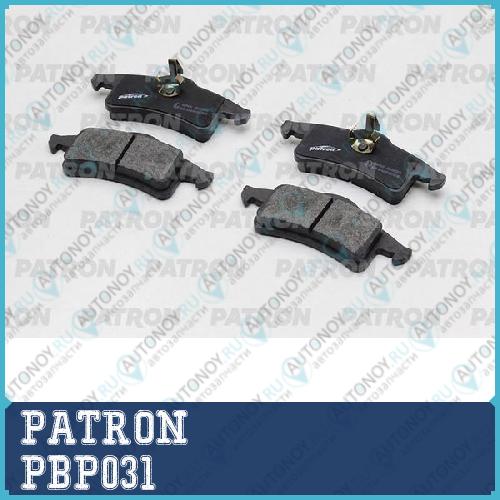 Колодки тормозные дисковые задн JEEP: CHEROKEE 88- PBP031