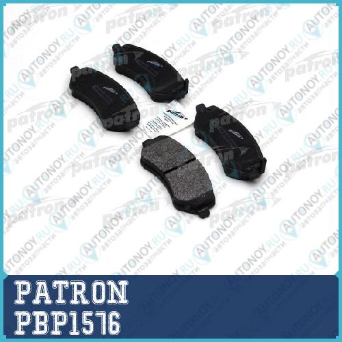 Колодки тормозные дисковые передн PBP1576