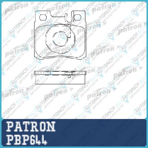 Дисковые тормозные колодки PBP644 (GDB987)