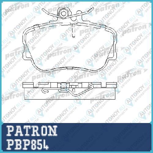 Дисковые тормозные колодки PBP854 (GDB1094)