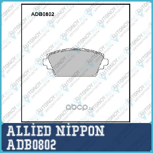 ADB0802 Колодки AN