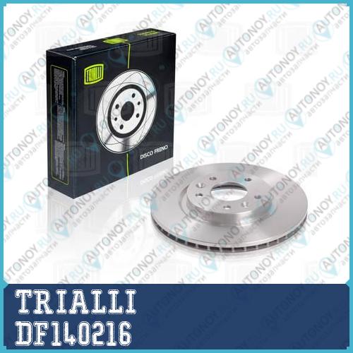 Диск торм. перед. для а/м Nissan Qashqai II (13-) d=296  DF140216