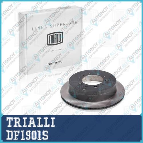 Диск торм. зад. Toyota Land Cruiser 200 (07-) d=345 Superiore DF1901s