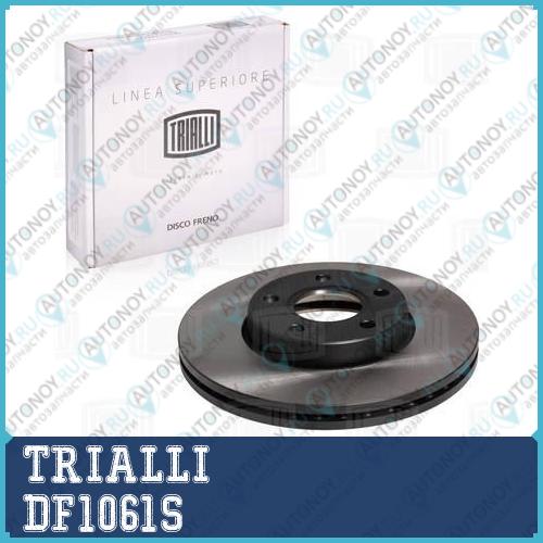 Диск торм. перед. Ford Focus (04-) d=278 Superiore DF1061s