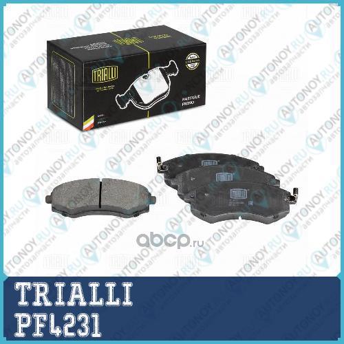 Колодки торм. для а м Hyundai Elantra (00-) Kia Magentis (01-) диск. перед. (PF 4231)