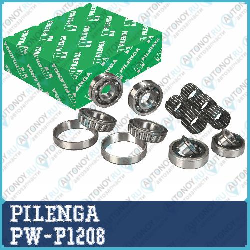 Набор подшипников для ремонта 5 ступ.КПП (11шт) ВАЗ 2108-2112 PW-P1208