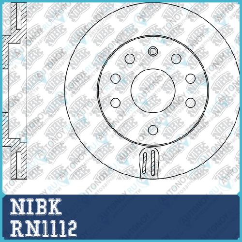 Диск тормозной передний OPEL ASTRA G/H 98-09/MERIVA 03-/ZAFIRA 99- RN1112