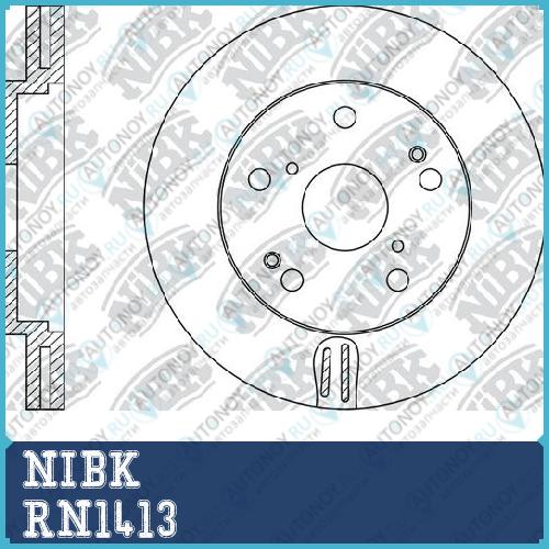 Диск тормозной ACURA TL Type-S 3.2L 96-07 RN1413