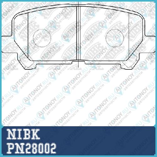 Колодки тормозные дисковые Honda PILOT 2008> PN28002