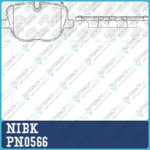 Колодки тормозные дисковые Land Rover Range Rover III/Sport 5.0 09-  PN0566