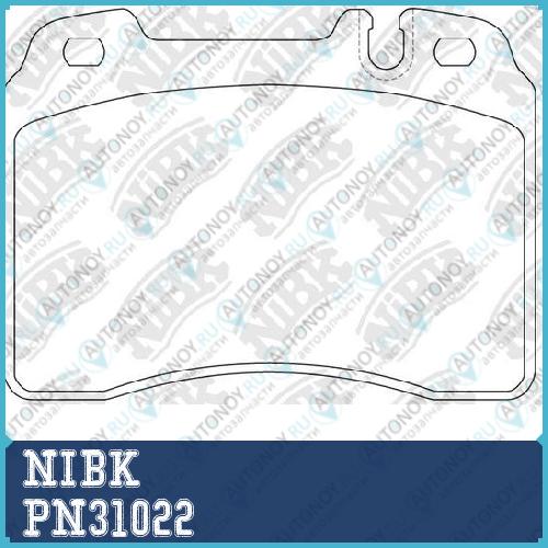 Колодки тормозные дисковые Mercedes W124/W210/R129 87-02  PN31022