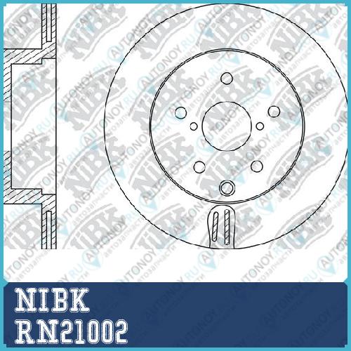 Диск тормозной LEXUS RX 2008-2012 RN21002