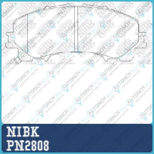 Колодки тормозные дисковые Nissan X-Trail (32)/INFINITI Q50 13-  PN2808
