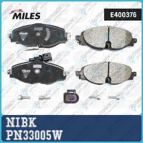 Колодки тормозные дисковые (с датчиком износа) PN33005W