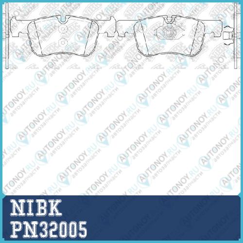 Колодки тормозные дисковые BMW 1 F20/21 /3 F30/34/35 /4 F32/36  PN32005