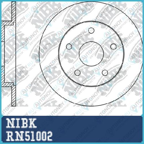 Диск тормозной Ford FOCUS 2010> RN51002