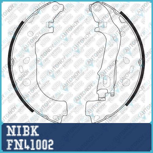 Колодки тормозные барабанные FN41002