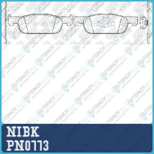 Колодки тормозные дисковые Logan & STEPWAY II (L8_) PN0773
