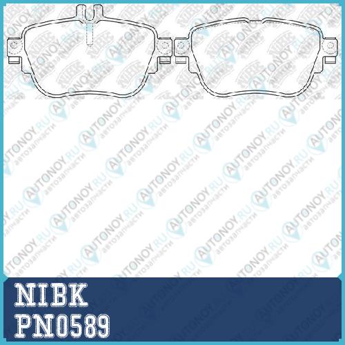 Колодки тормозные дисковые Mercedes W213 16-  PN0589