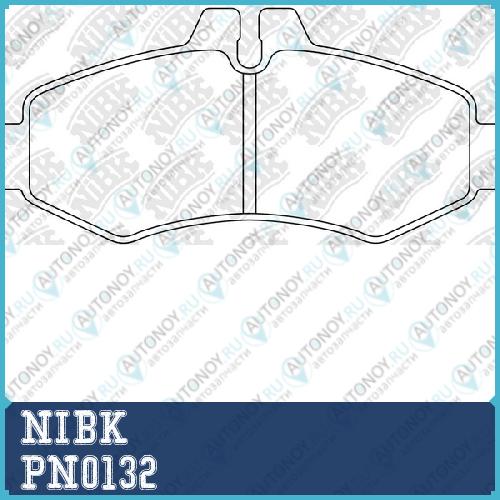 Колодки тормозные дисковые PN0132
