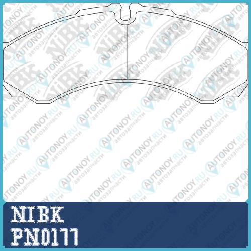Снят с пр-ва Колодки тормозные передние (IVECO DAILY I 96-/II 02-) PN0177