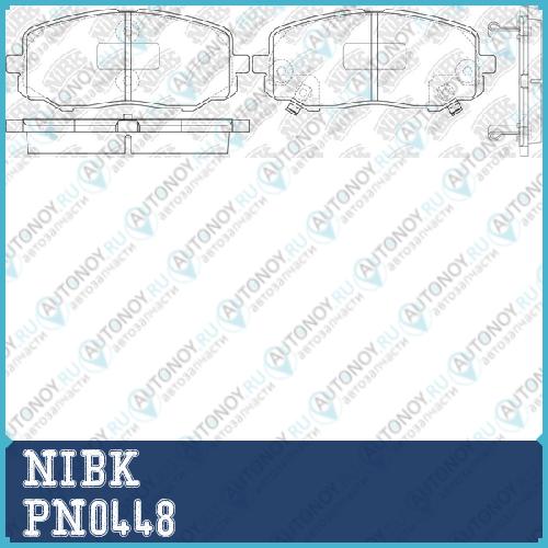 Снят с пр-ва Колодки тормозные дисковые PN0448